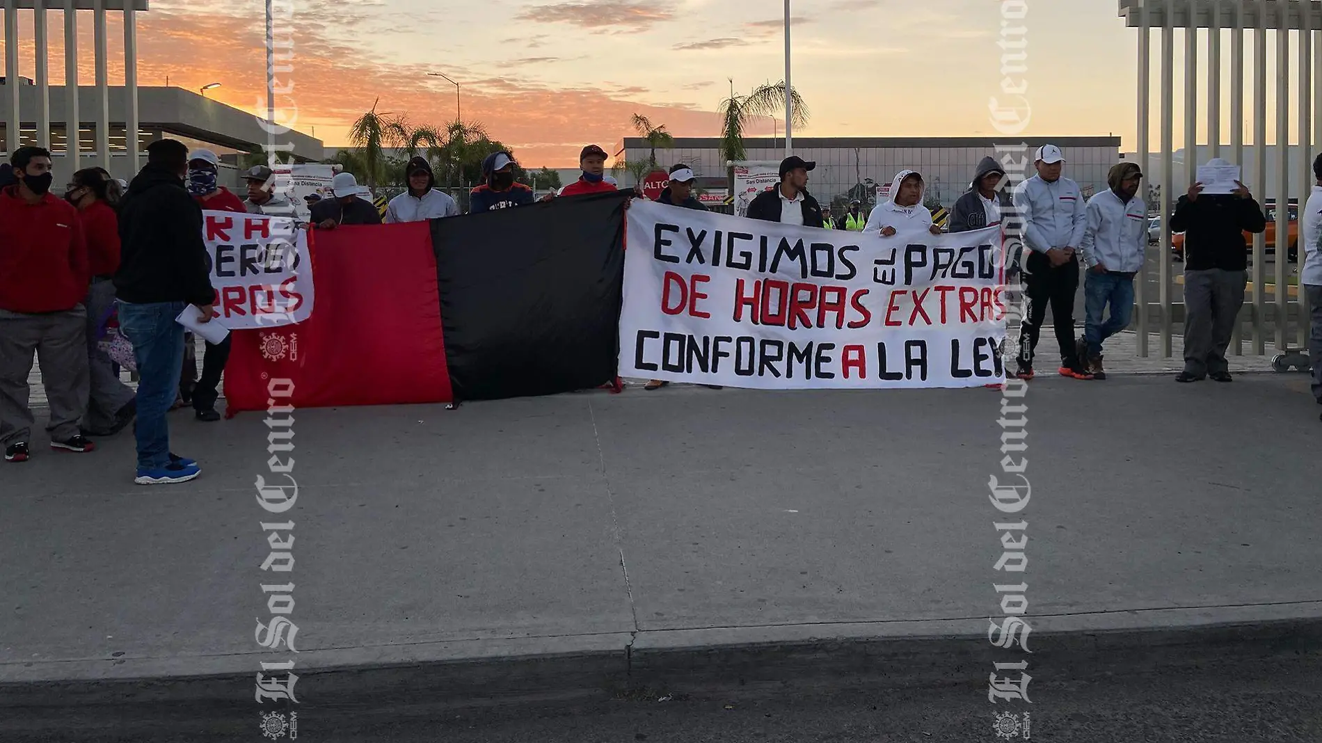 manifestantes nissan